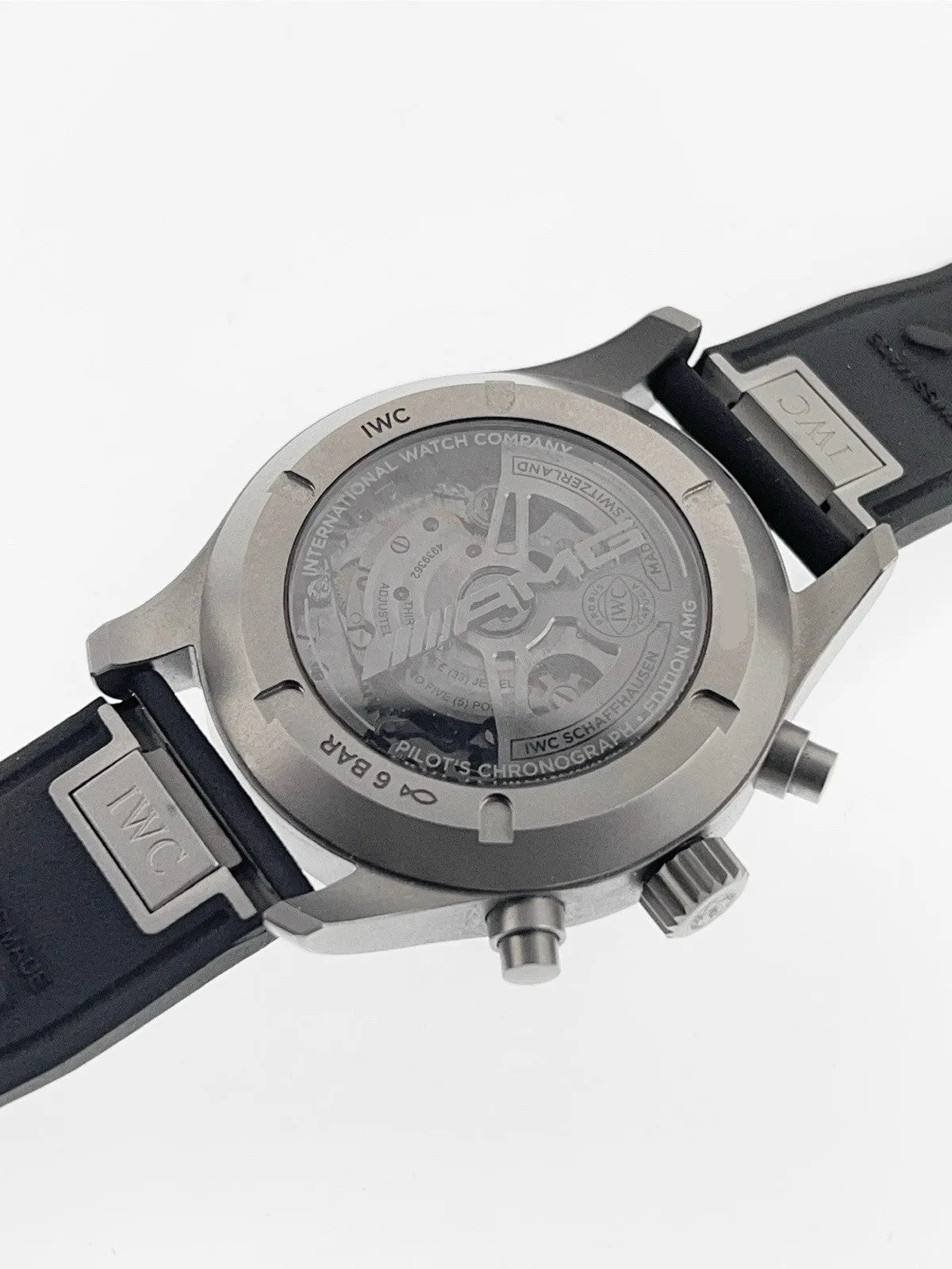 IWC Pilot Chronograph Titanium Black Dial 43mm Automatic Men’s Watch IW377903