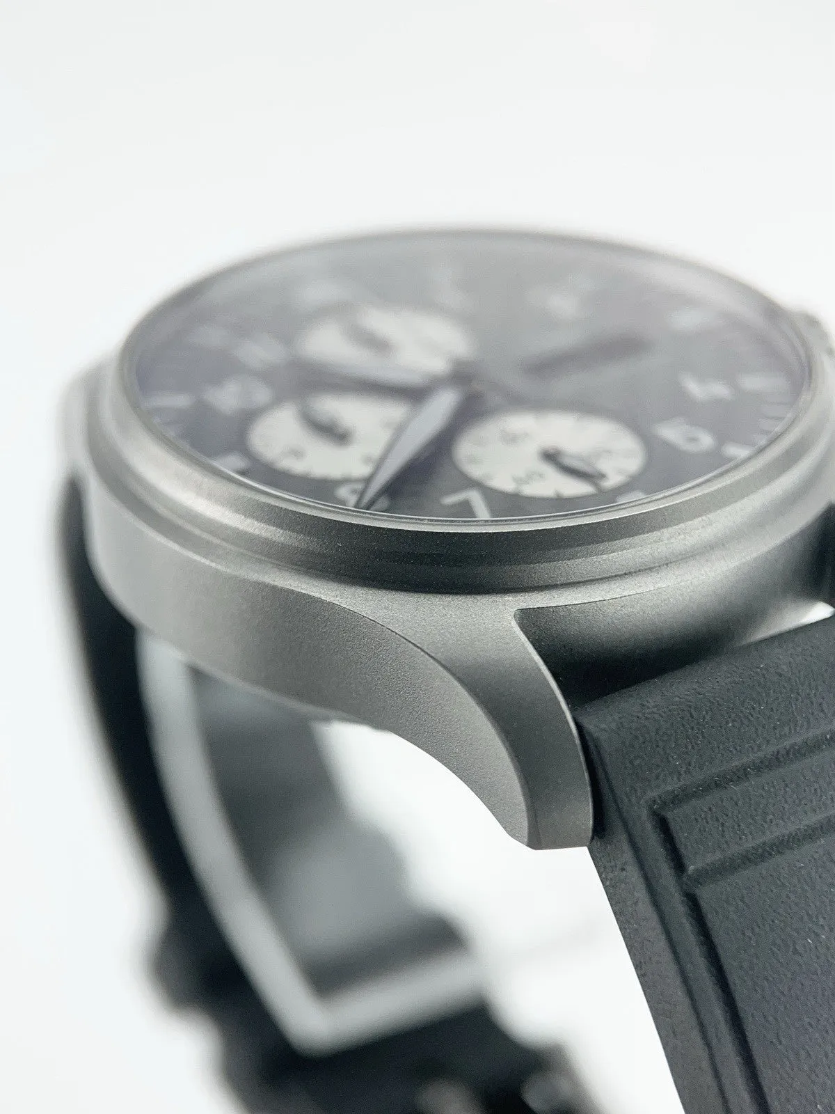 IWC Pilot Chronograph Titanium Black Dial 43mm Automatic Men’s Watch IW377903