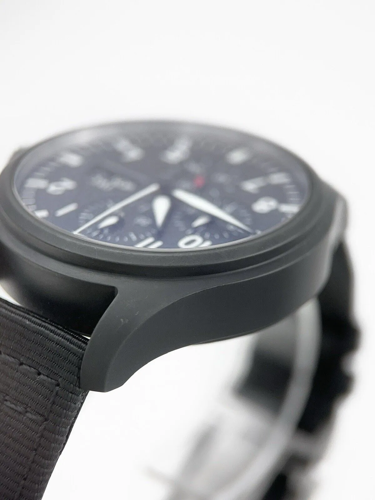 IWC Pilot Chronograph Top Gun Ceramic Black 45mm Automatic Men’s Watch IW389101