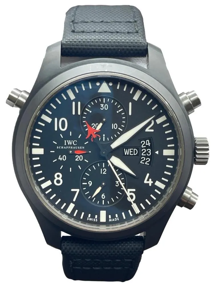 IWC Pilot Chronograph Top Gun IW378901 Black Dial Automatic Men's Watch