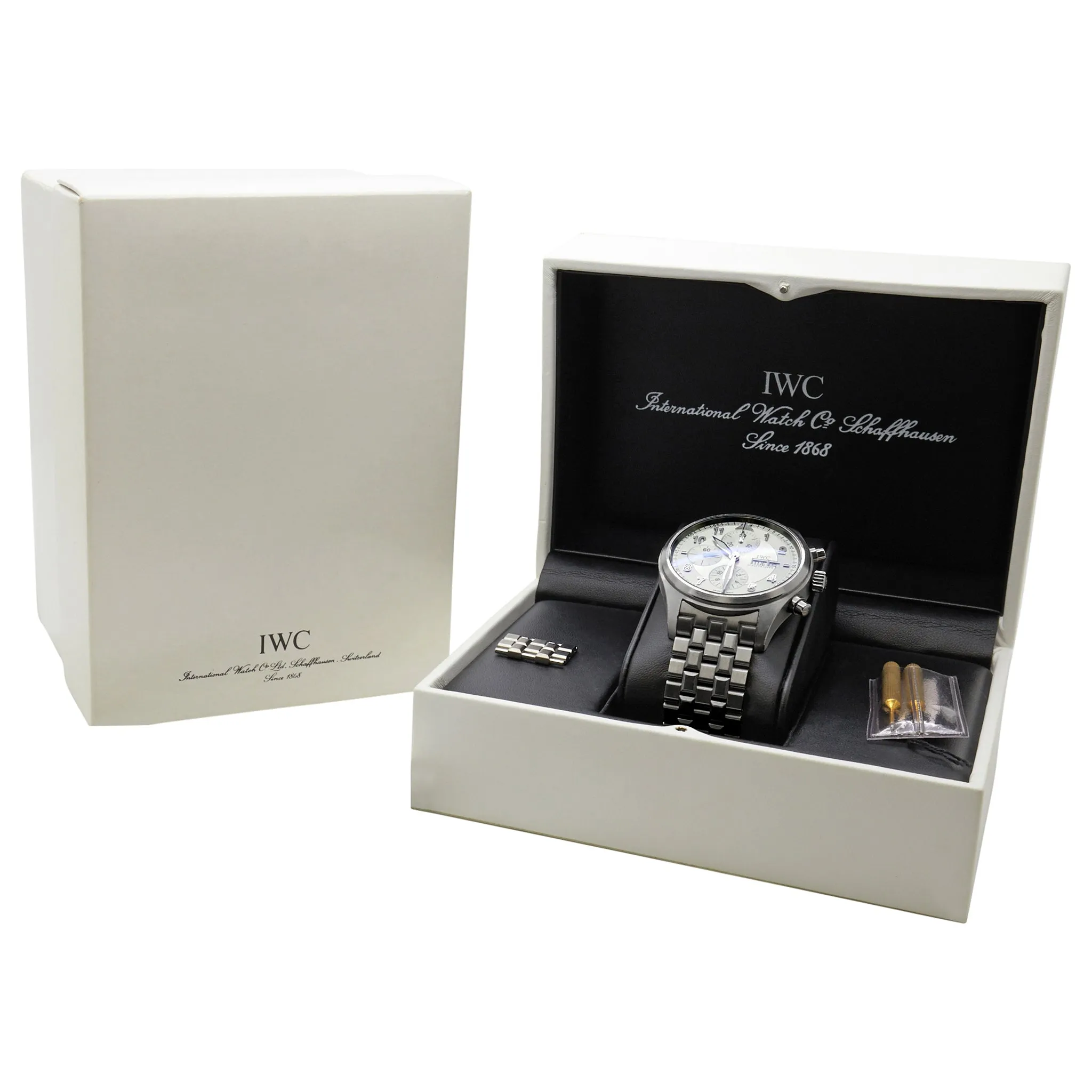 IWC Pilot Day Date IW371705 White Dial Automatic Men's Watch