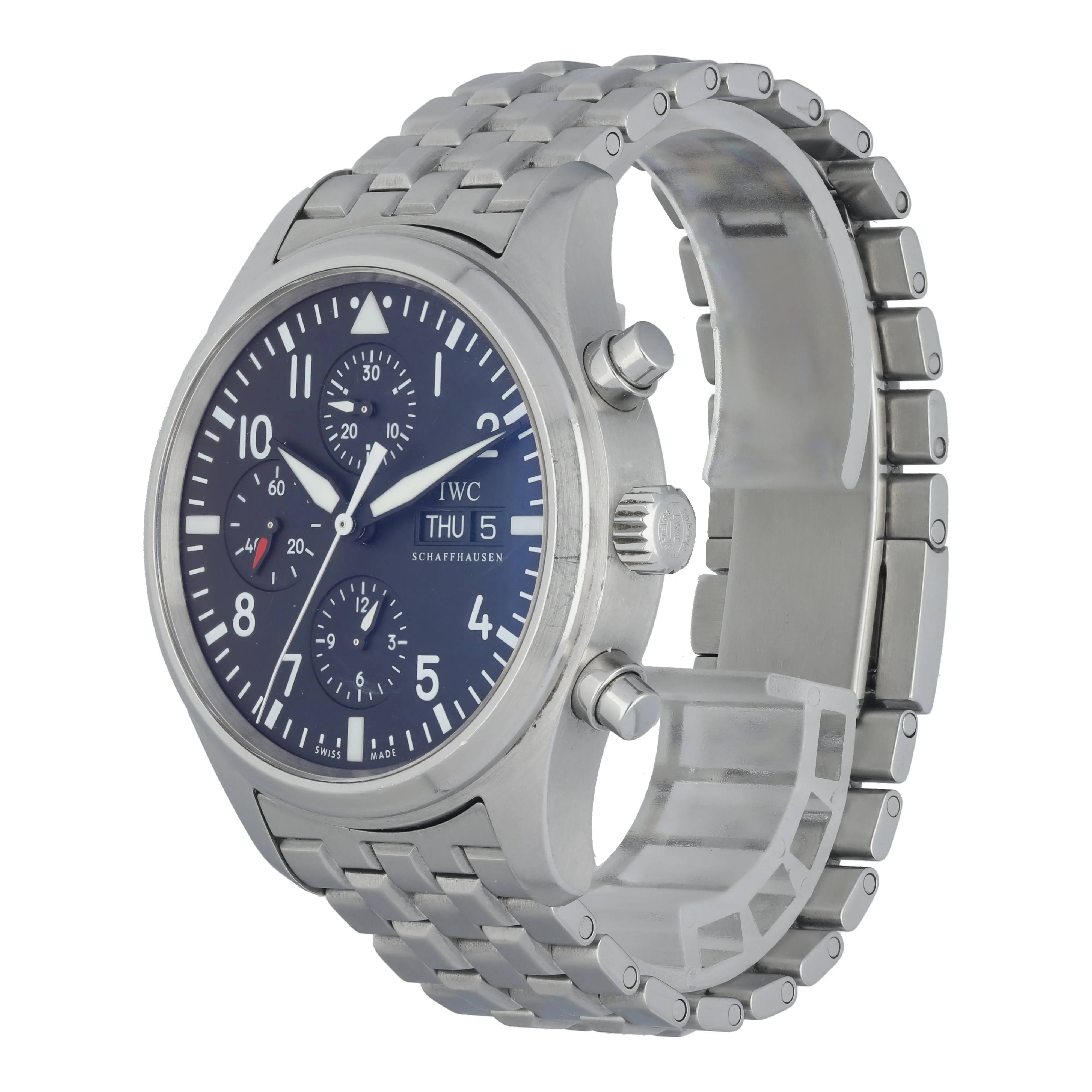 IWC Pilot IW3777 Day Date Mens Watch
