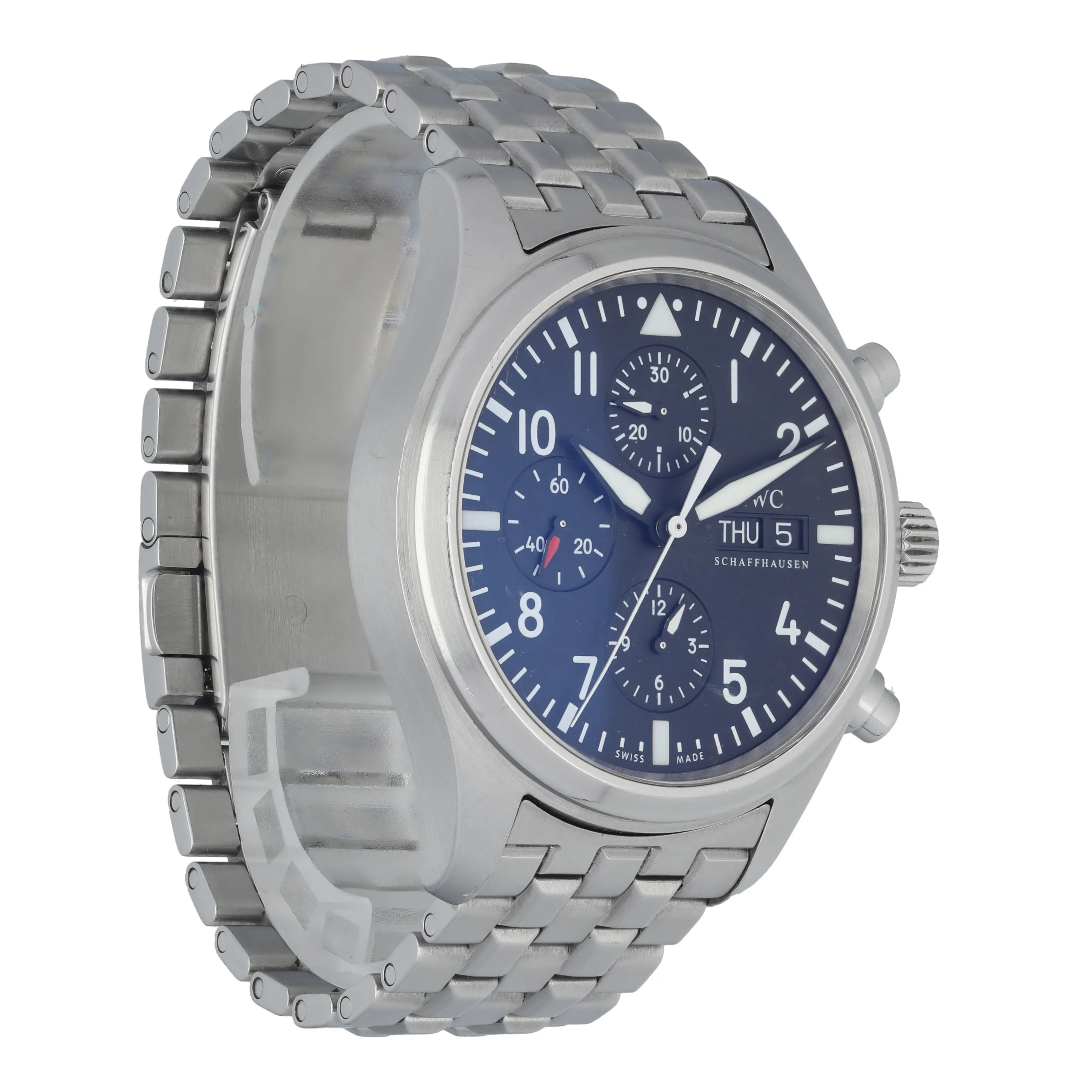 IWC Pilot IW3777 Day Date Mens Watch