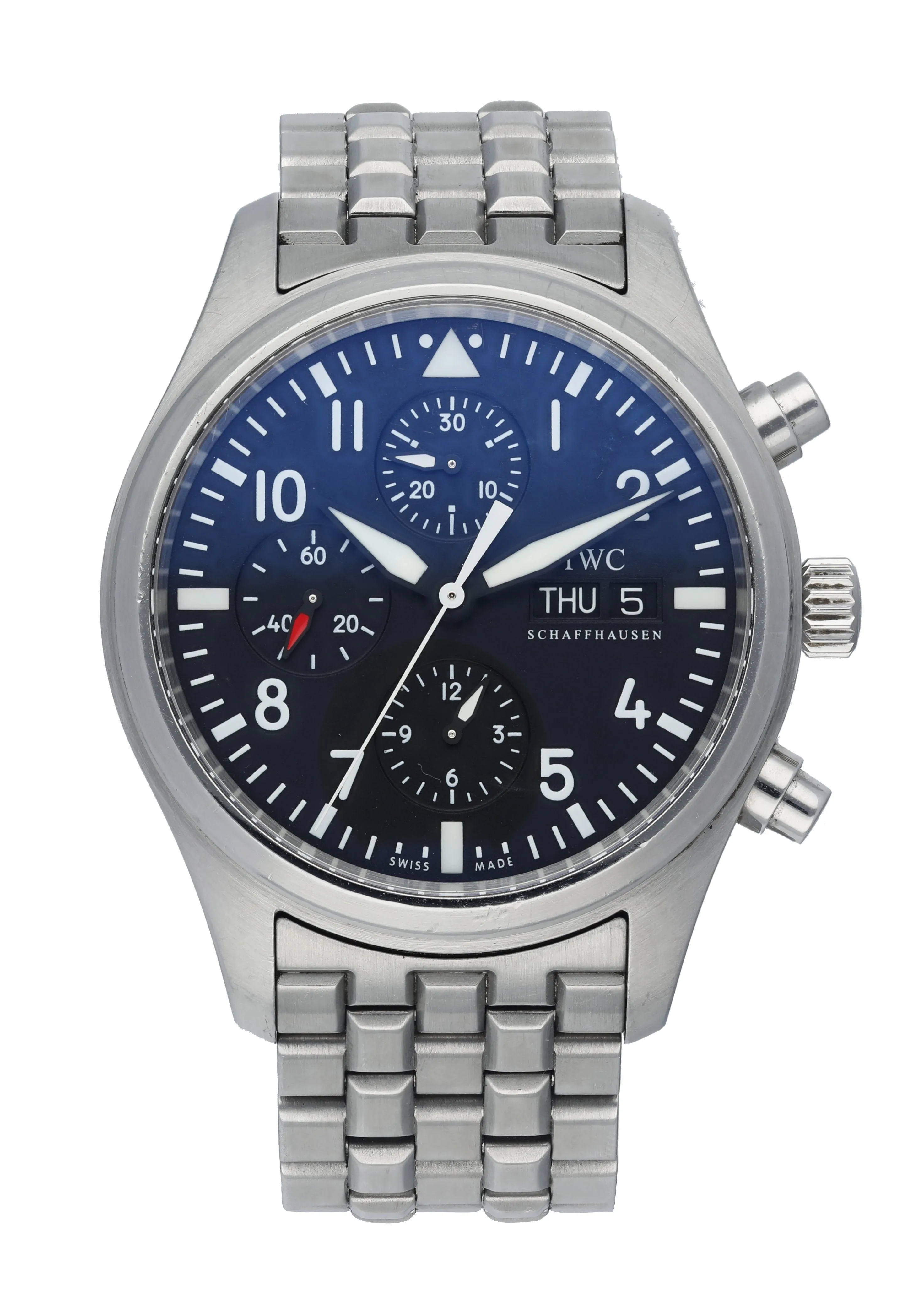 IWC Pilot IW3777 Day Date Mens Watch
