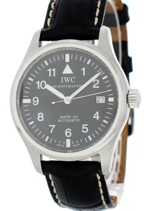 Iwc Pilot Mark XV IW325311 Mens Watch Box Papers