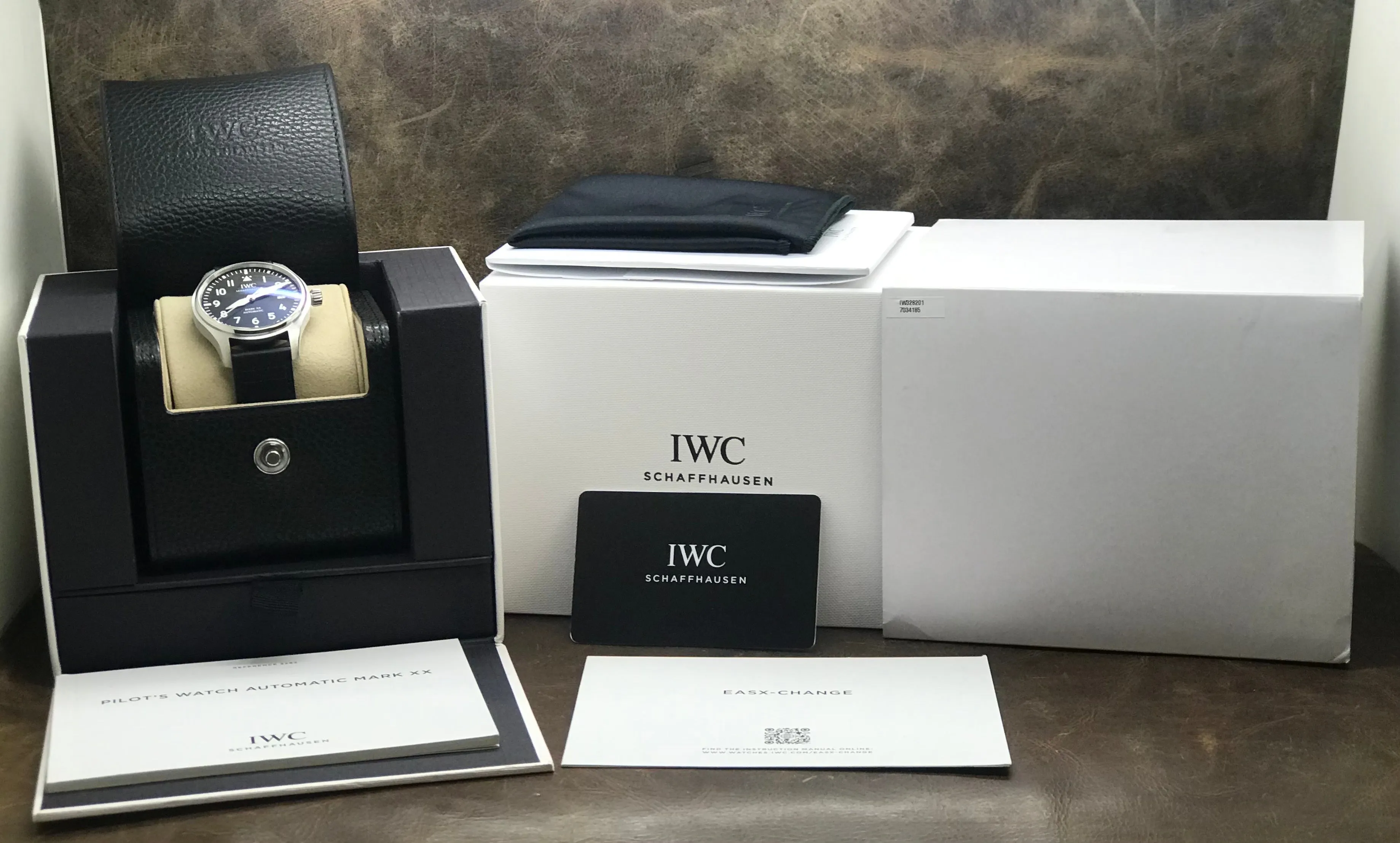 IWC Pilot Mark XX IW328201 Black Dial Automatic Men's Watch