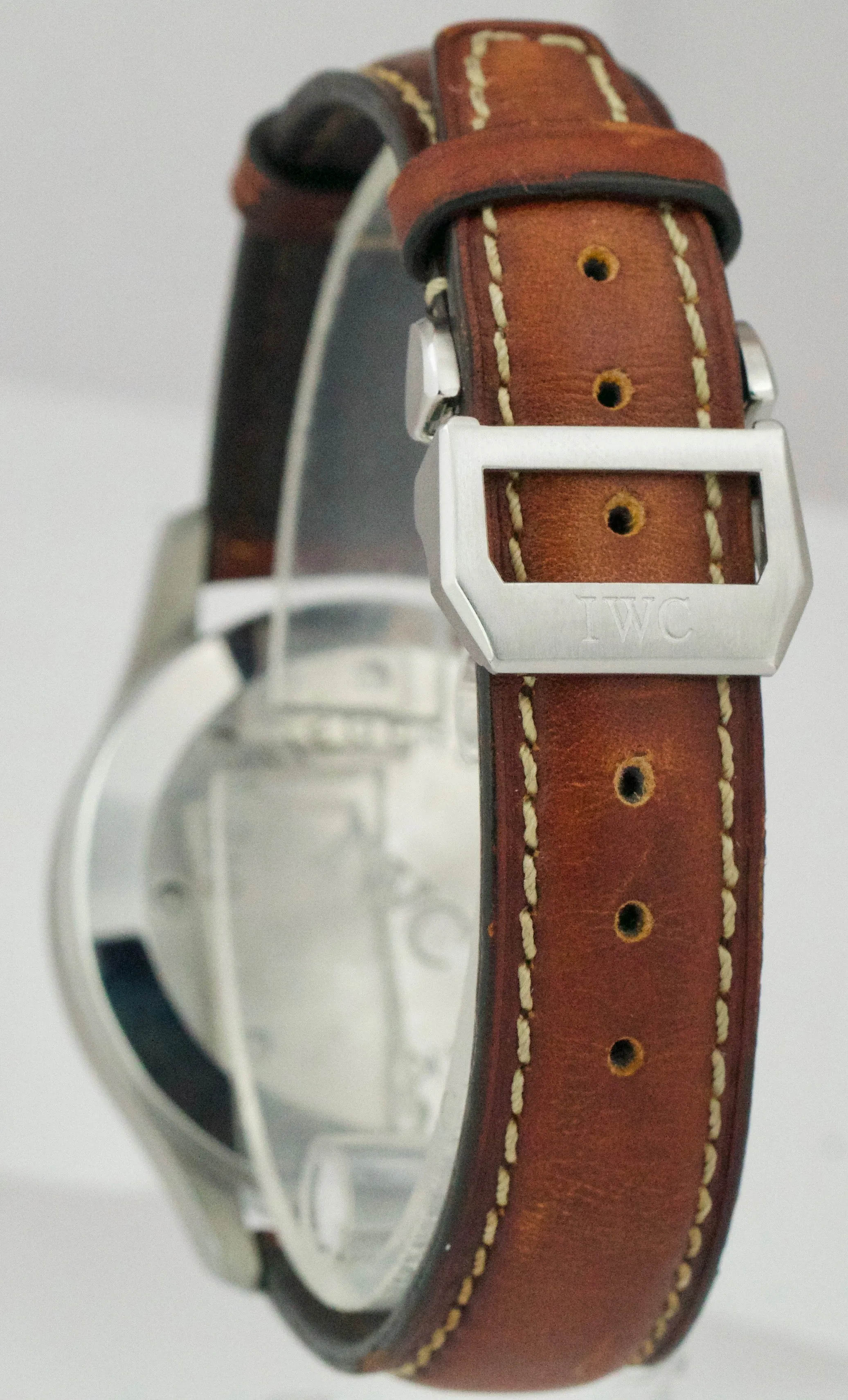IWC Pilot Spitfire Mark XV Silver 38mm Stainless Steel Automatic Watch IW325313