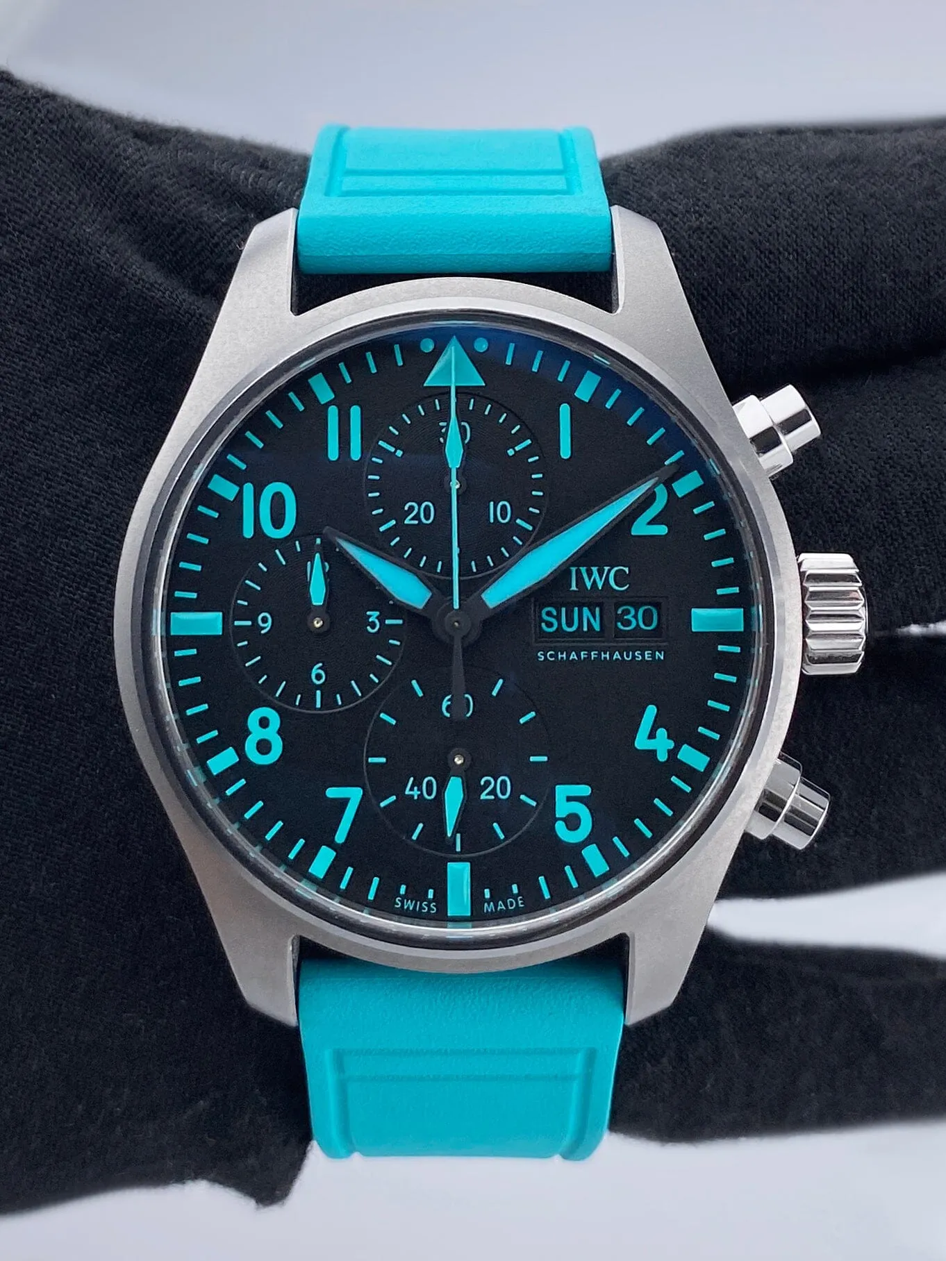 IWC Pilot's IW388108 41 Edition “Mercedes-AMG PETRONAS Formula One™ Team” Watch Box Papers