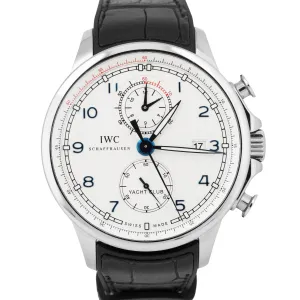 IWC Portugieser Yacht Club Chronograph OCEAN RACER Steel 45mm Watch IW390216