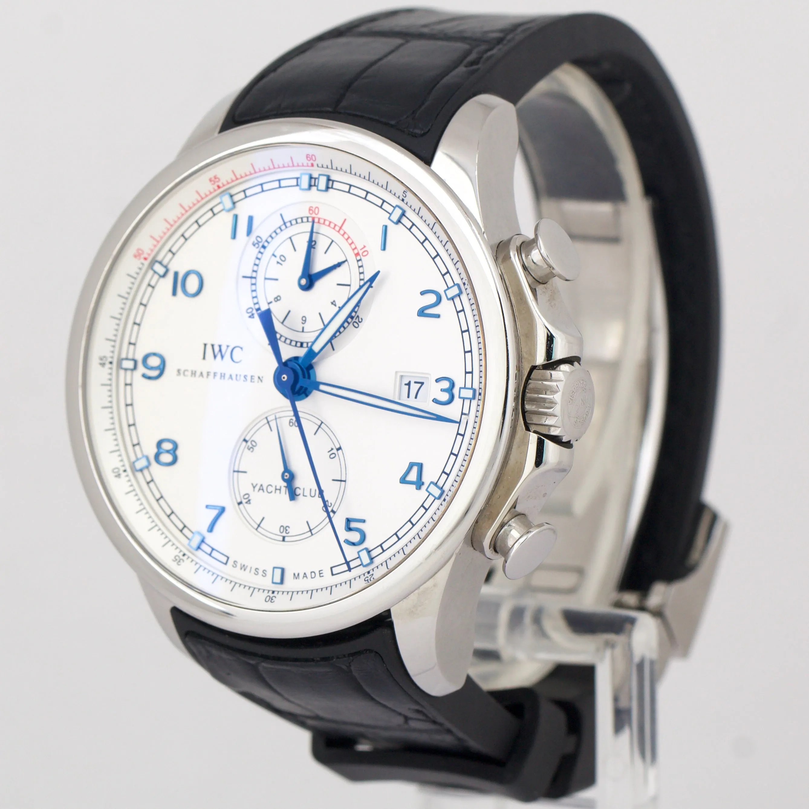 IWC Portugieser Yacht Club Chronograph OCEAN RACER Steel 45mm Watch IW390216