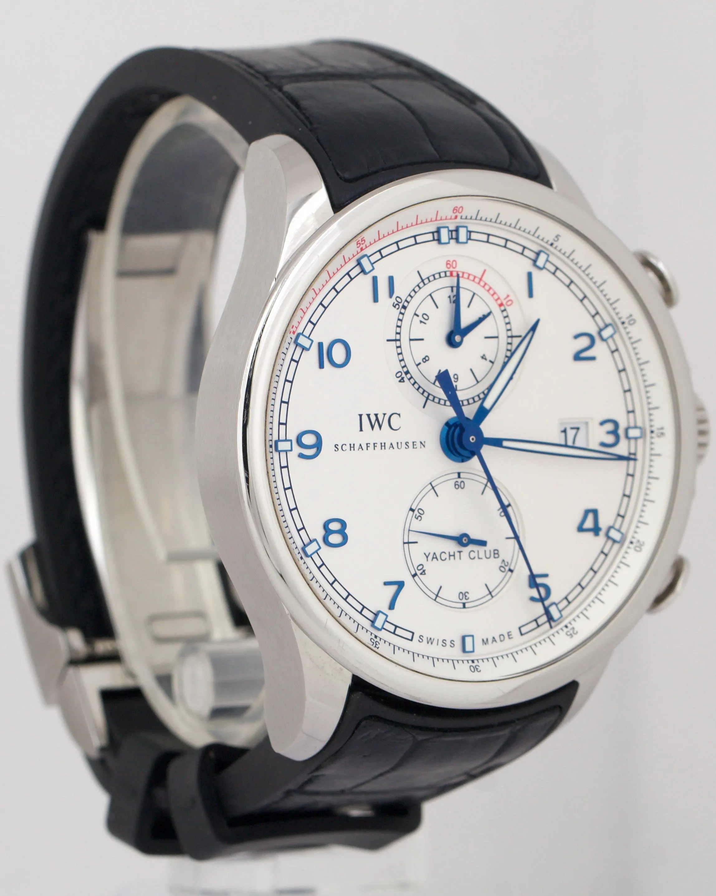 IWC Portugieser Yacht Club Chronograph OCEAN RACER Steel 45mm Watch IW390216