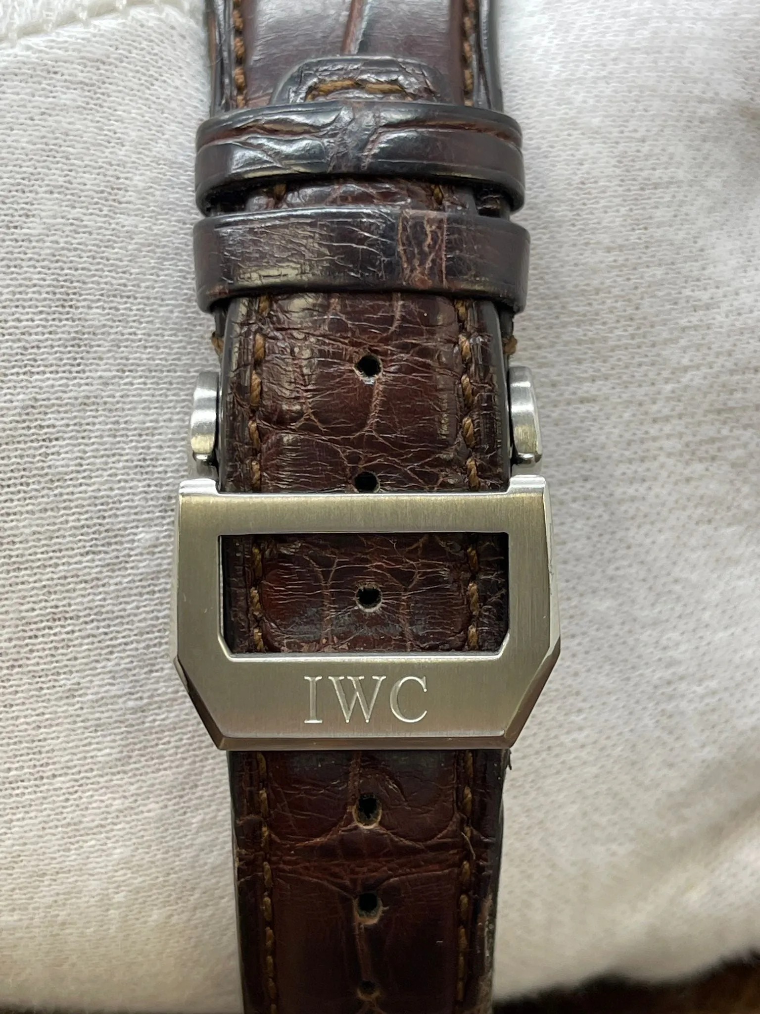IWC Portuguese 44mm IW545408 White Dial Hand-wound Men's Watch