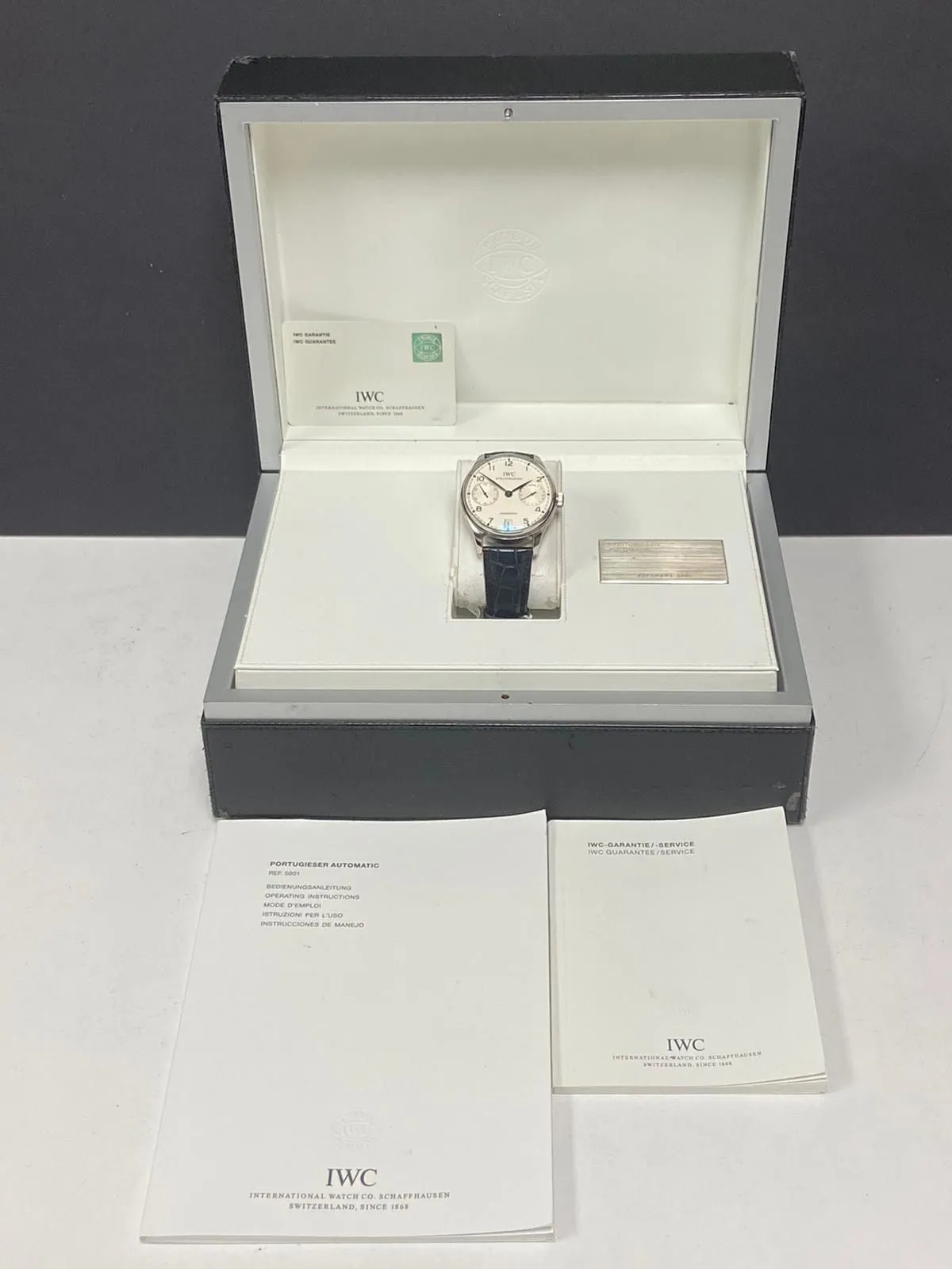 IWC Portuguese 7 days 42mm IW500107 White Dial Automatic Men's Watch
