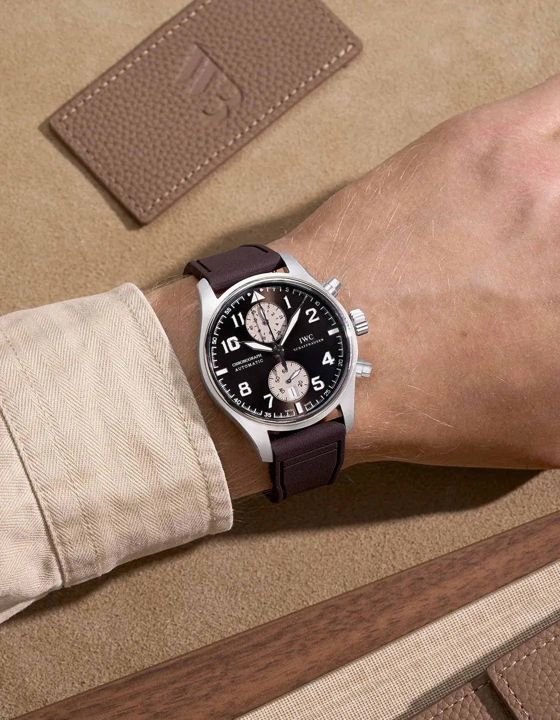 IWC Rubber Strap – Brown