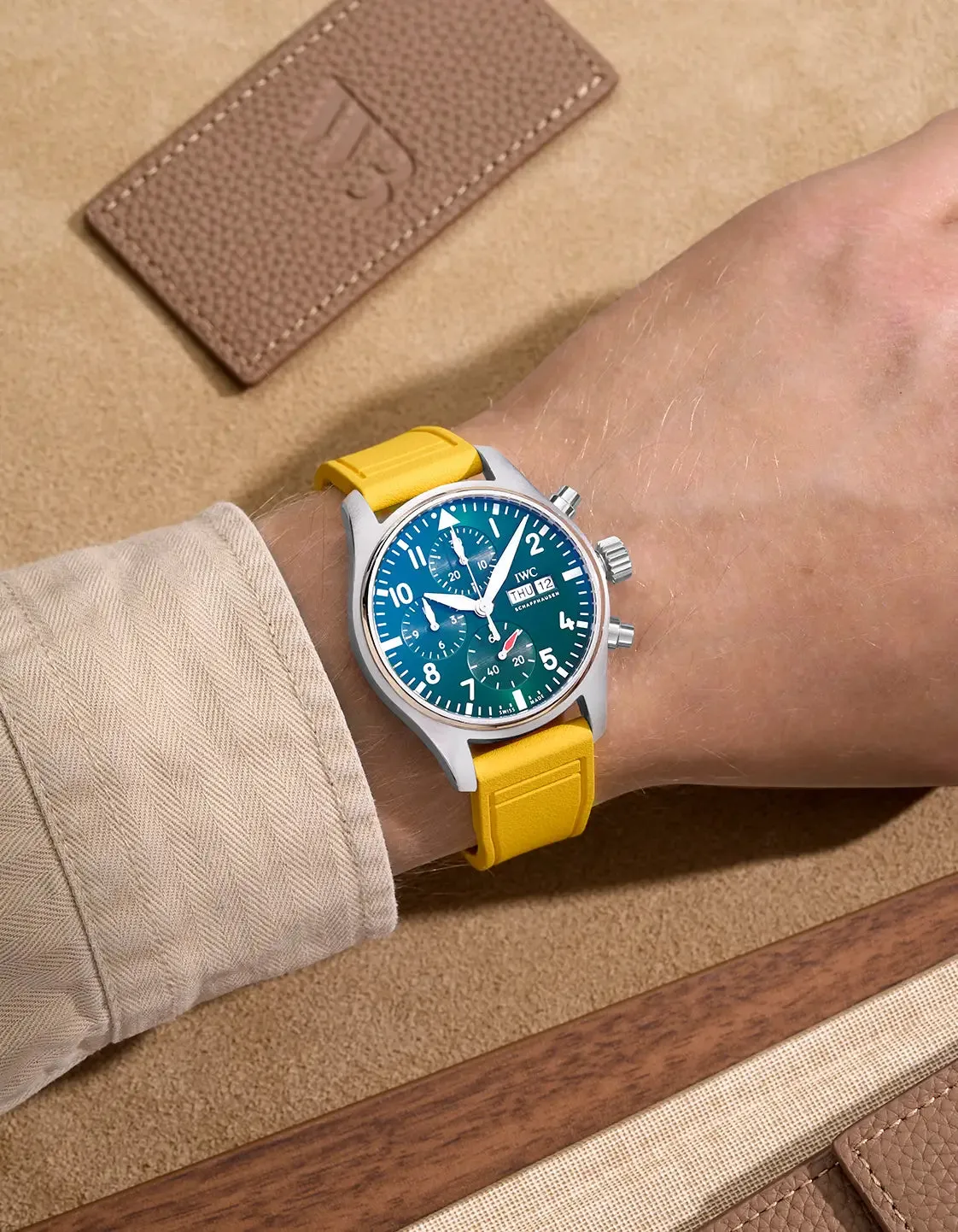 IWC Rubber Strap – Yellow