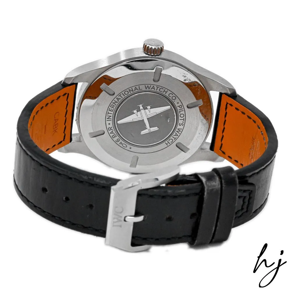 IWC Schaffhausen Men's Pilot Mark XVIII Stainless Steel 40mm Black Arabic Dial Watch Reference #: IW327009