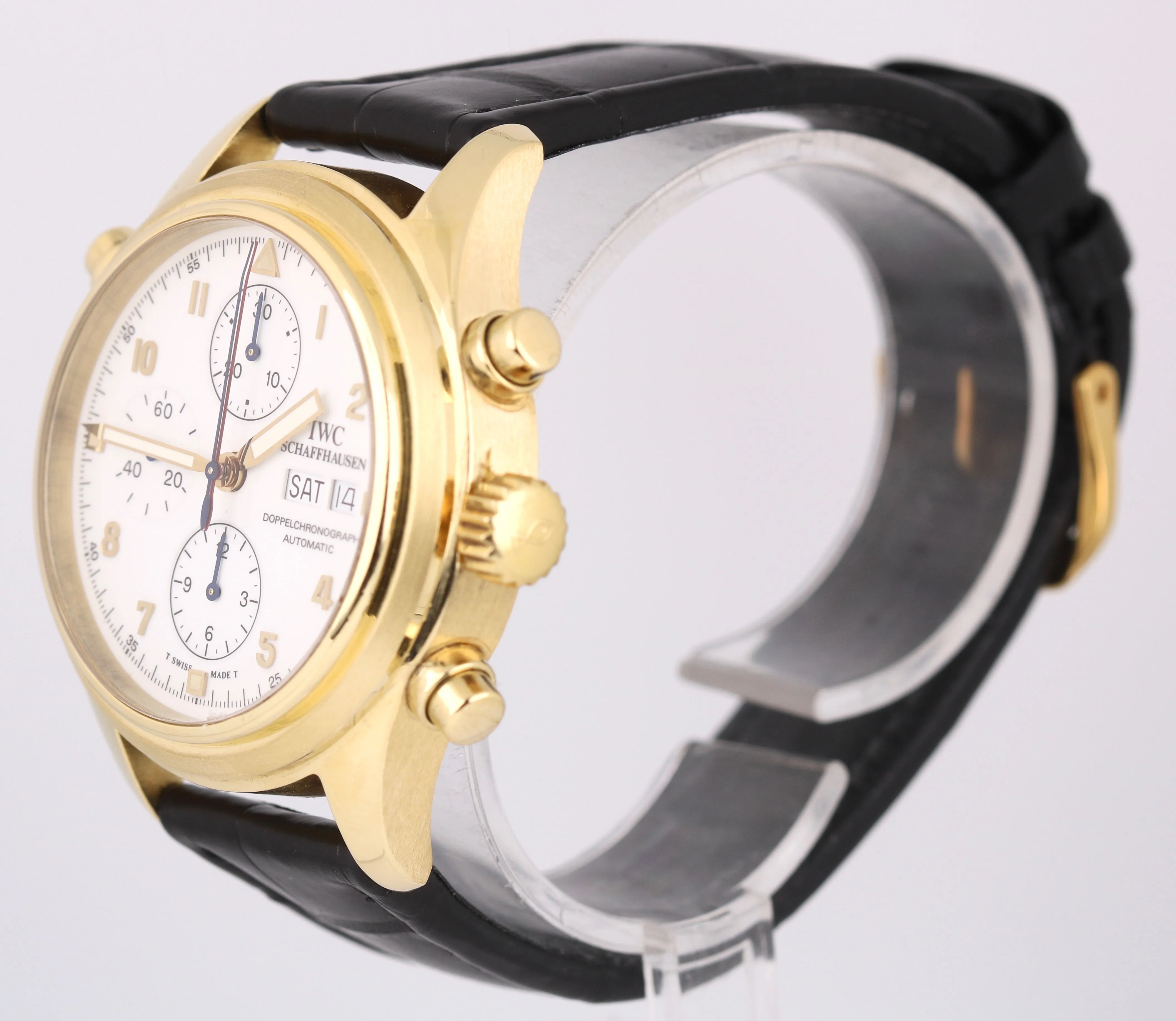 IWC Schaffhausen Pilot Doppelchronograph Automatic Ref. 3711 18k 42mm Watch