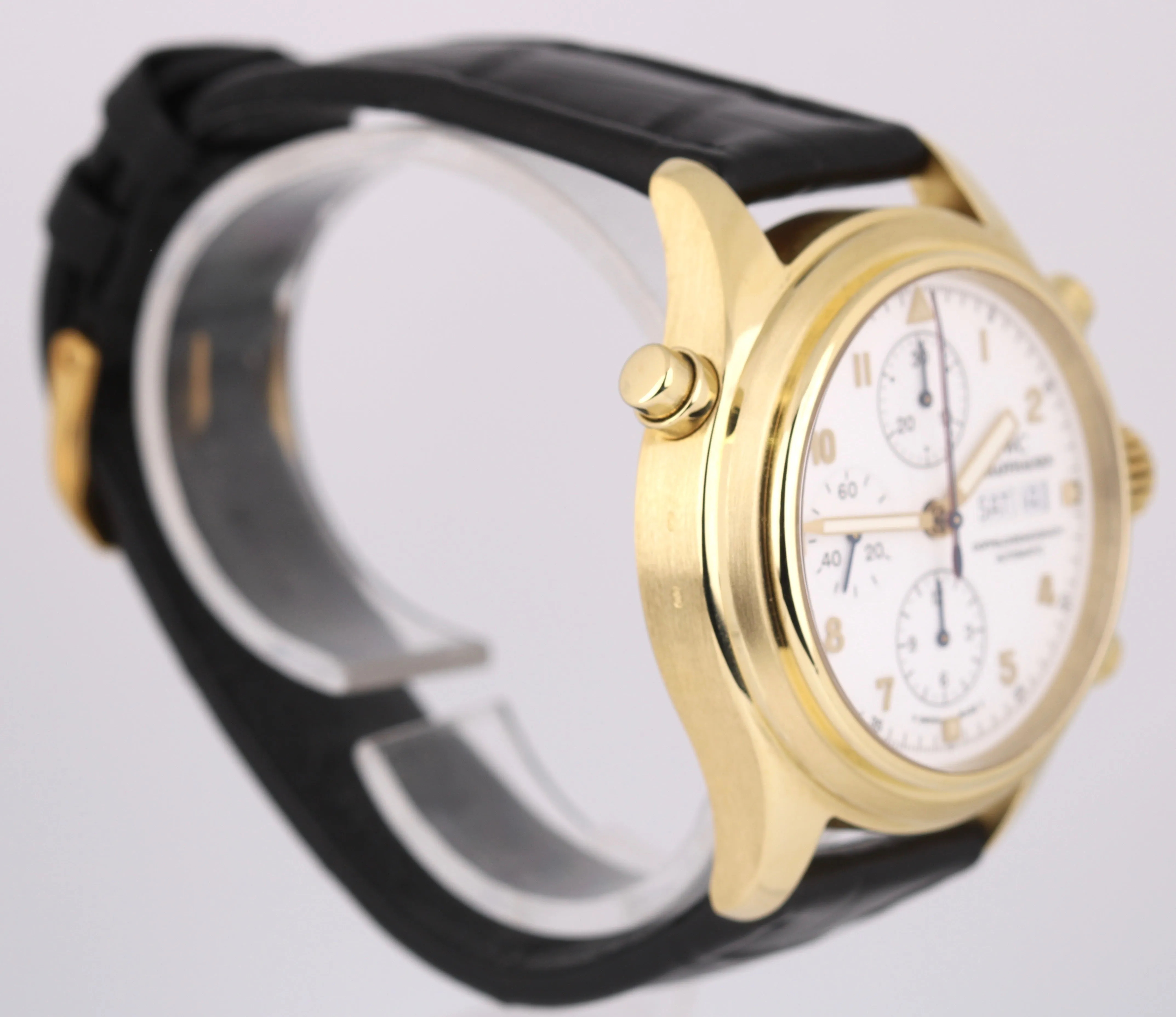 IWC Schaffhausen Pilot Doppelchronograph Automatic Ref. 3711 18k 42mm Watch