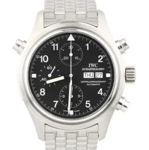 IWC Schaffhausen Pilot Doppelchronograph Automatic Ref. 3713 42mm Steel Watch