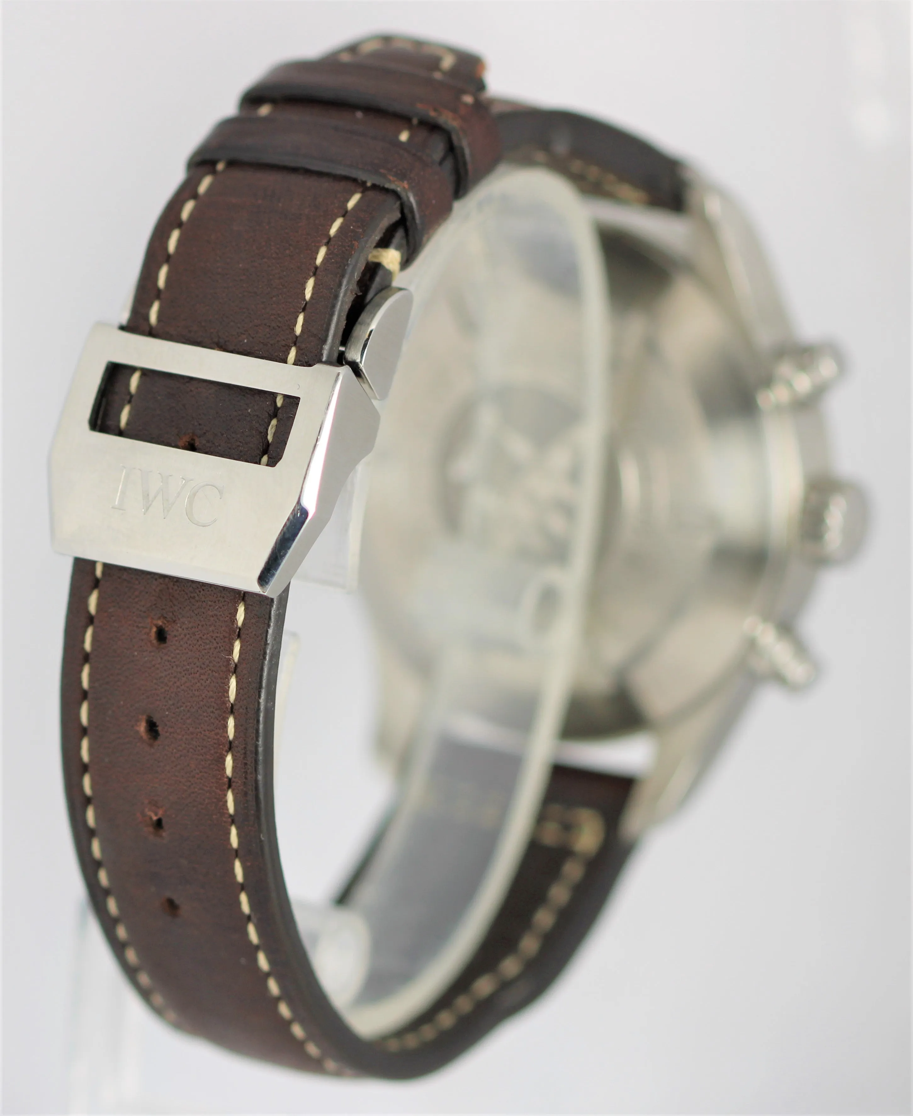 IWC Schaffhausen Pilot Spitfire Chronograph Saint Exupery Brown 43mm IW387806