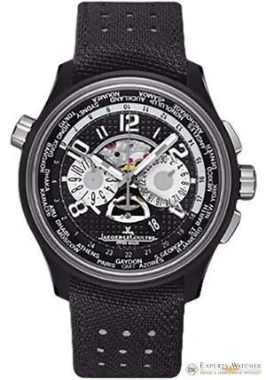 Jaeger LeCoultre Amvox5 World Chronograph Ceramic Titanium Limited Q193J471 Watch