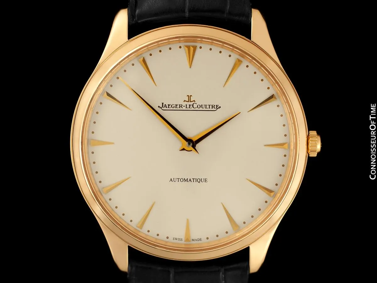 Jaeger-LeCoultre Master Control Ultra Thin 41mm Mens Watch, 18K Rose Gold - Q1332511