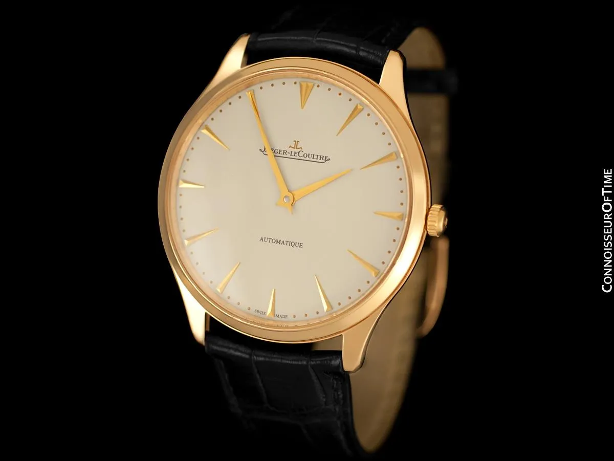 Jaeger-LeCoultre Master Control Ultra Thin 41mm Mens Watch, 18K Rose Gold - Q1332511