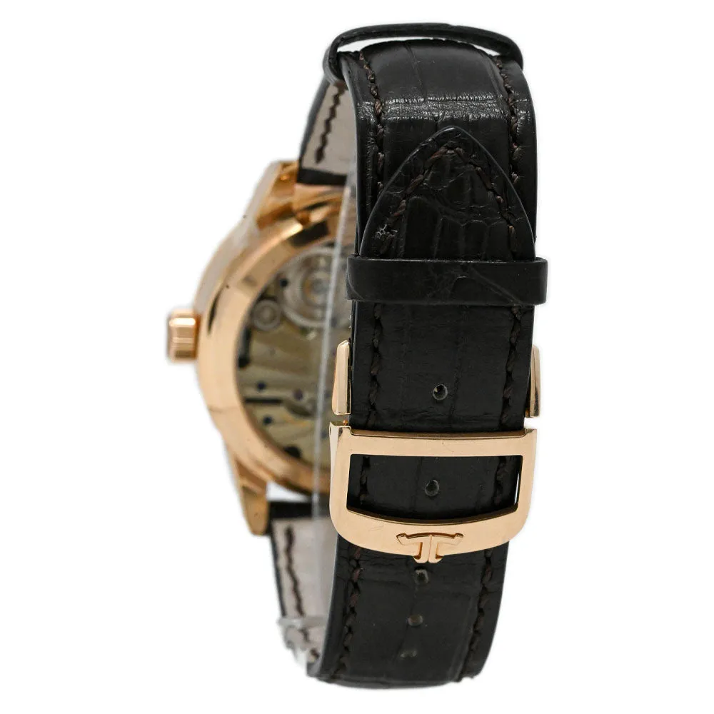 Jaeger LeCoultre Men's Duomètre à Quantième 18K Pink Gold 42mm Slate Grey Dial Watch Reference #: 604244J