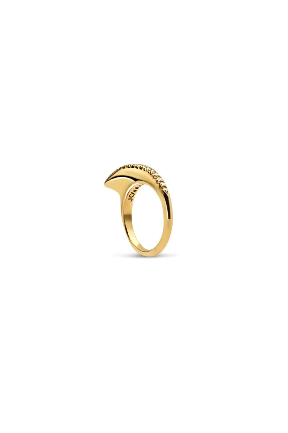 JOVANA DJURIC | XS YELLOW GOLD DIAMOND SLICE RING