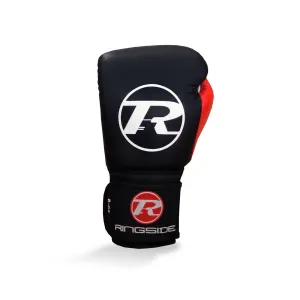 Junior Leather Training Glove 8oz Black / Red / White