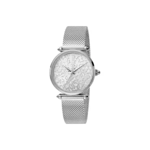 Just Cavalli Ladies Stainless Steel Watch With Mesh Bracelet