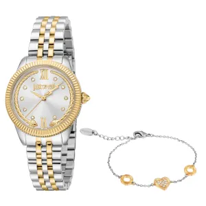 Just Cavalli Ladies Two-Tone Watch & Bracelet Set