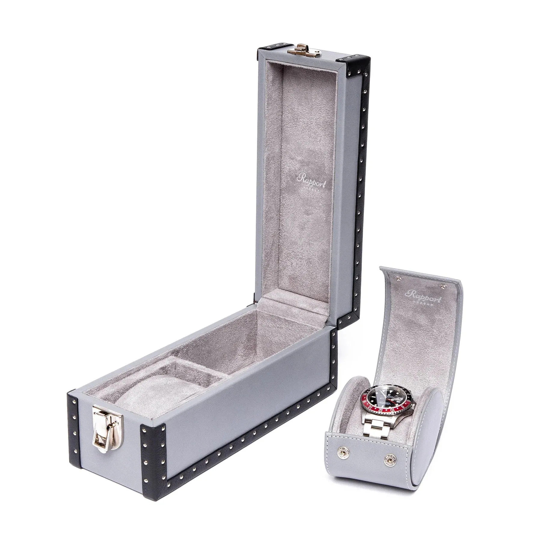 Kensington Two Watch Box - Grey