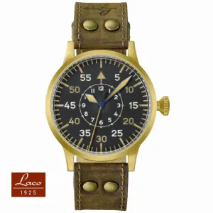 Laco 1925 Dortmund Bronze 45mm Black Watch Bronze Steel 862088