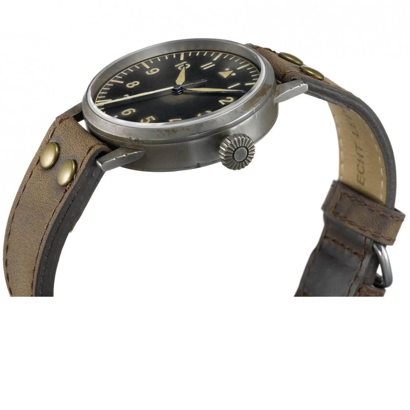 Laco 1925 Erbstuck Saarbrucken 45mm Black Automatic Steel 861933