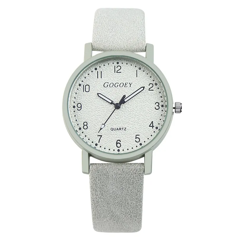 Ladies Leather Band Watches