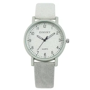 Ladies Leather Band Watches