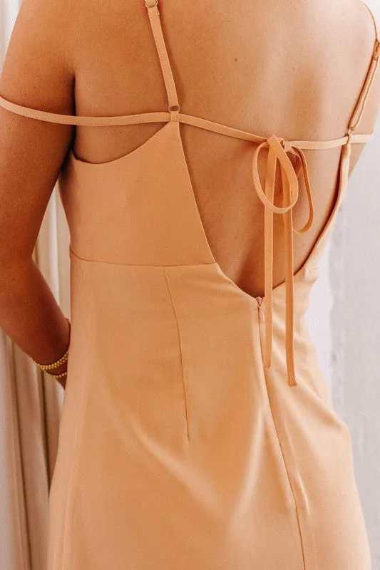 LE LIS Strap Detail Mini Dress
