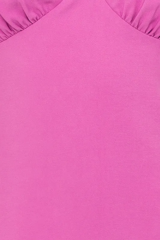 LE LIS Strap Detail Mini Dress