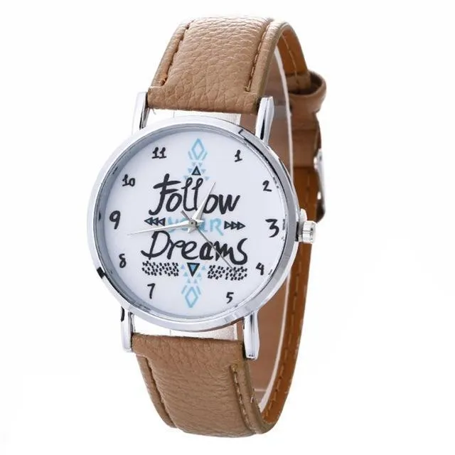 Leather Belt Quartz Watch (8 Colors)