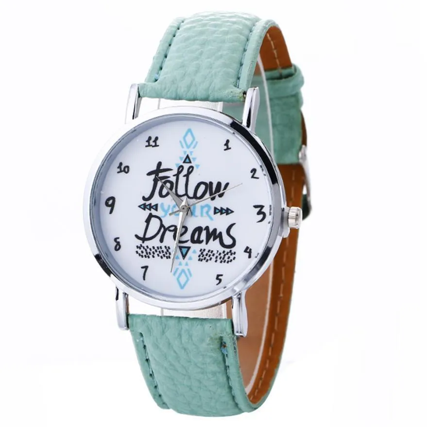 Leather Belt Quartz Watch (8 Colors)
