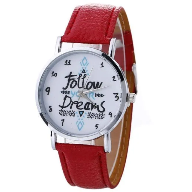 Leather Belt Quartz Watch (8 Colors)