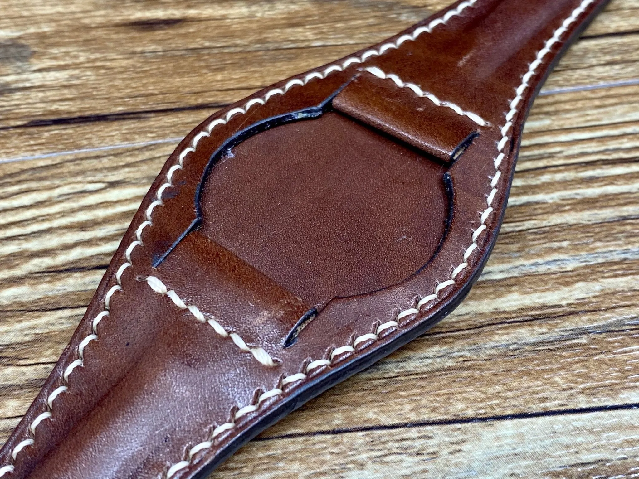 Leather Bund Straps, Full Bund Straps, Brown Leather Watch Straps 20mm, Mens Wrist Watch Band Replacement 19mm, Leather Cuff Watch Band, Christmas Gift Ideas for Husband