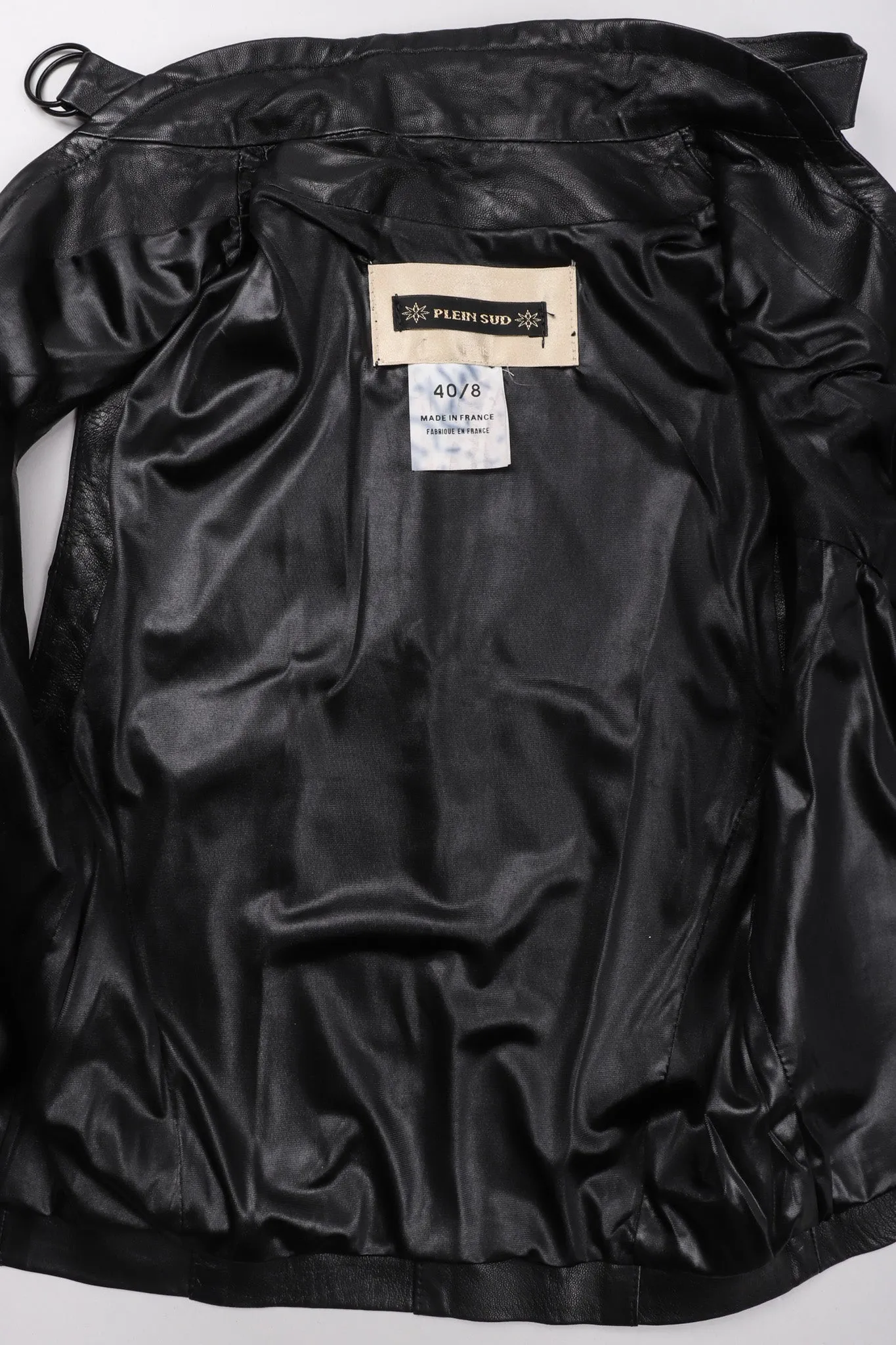 Leather Choker Vest Top