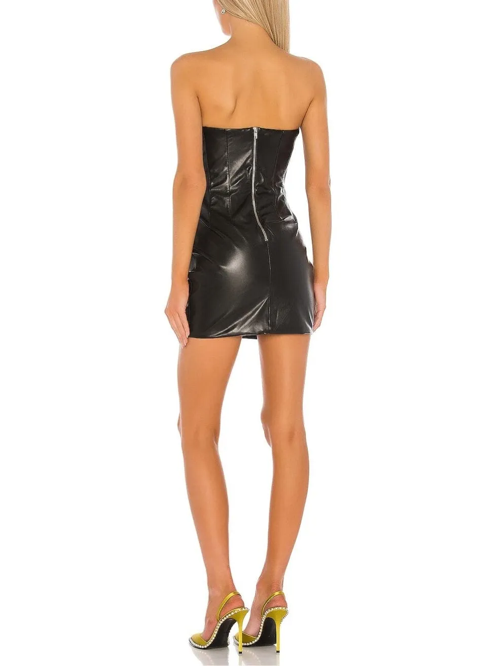 Leather Mini Dress