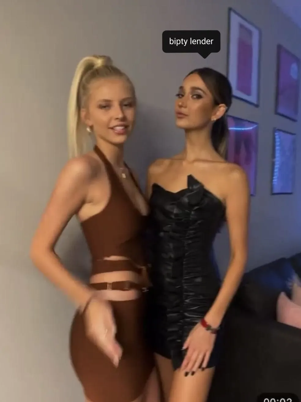 Leather Mini Dress