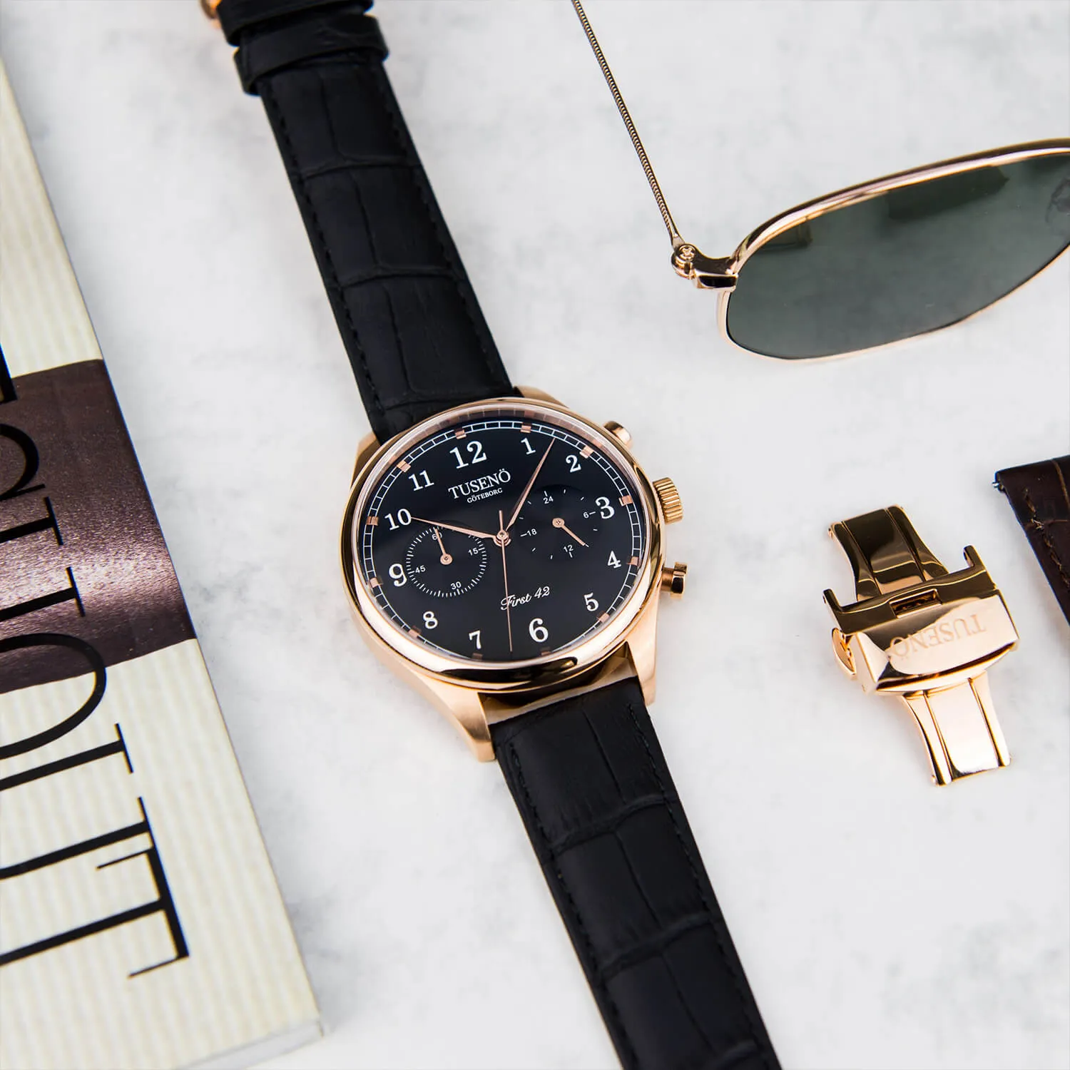 LEATHER STRAP – BLACK