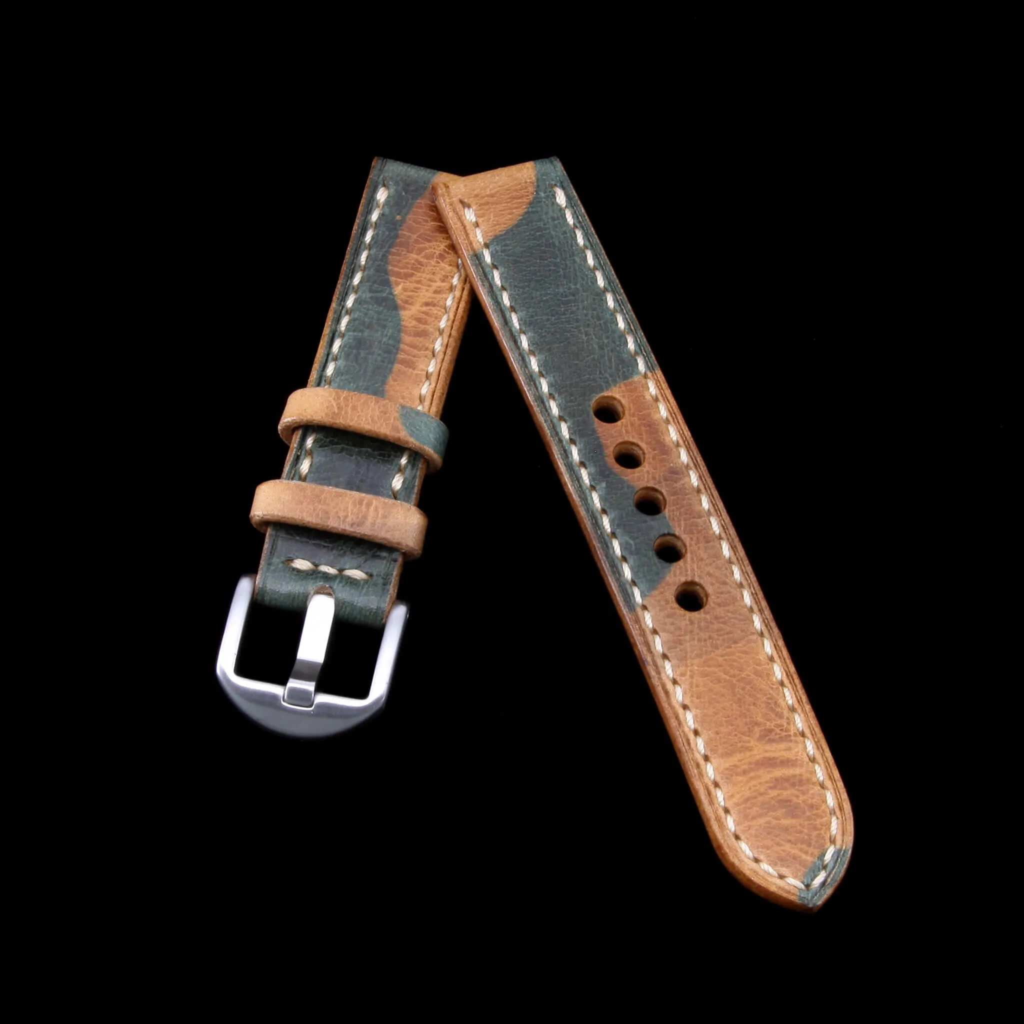 Leather Watch Strap, Military 101  | Full Stitch