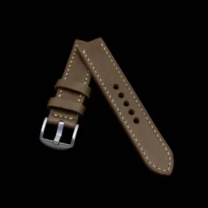Leather Watch Strap, Sequoia 104 | Full Stitch