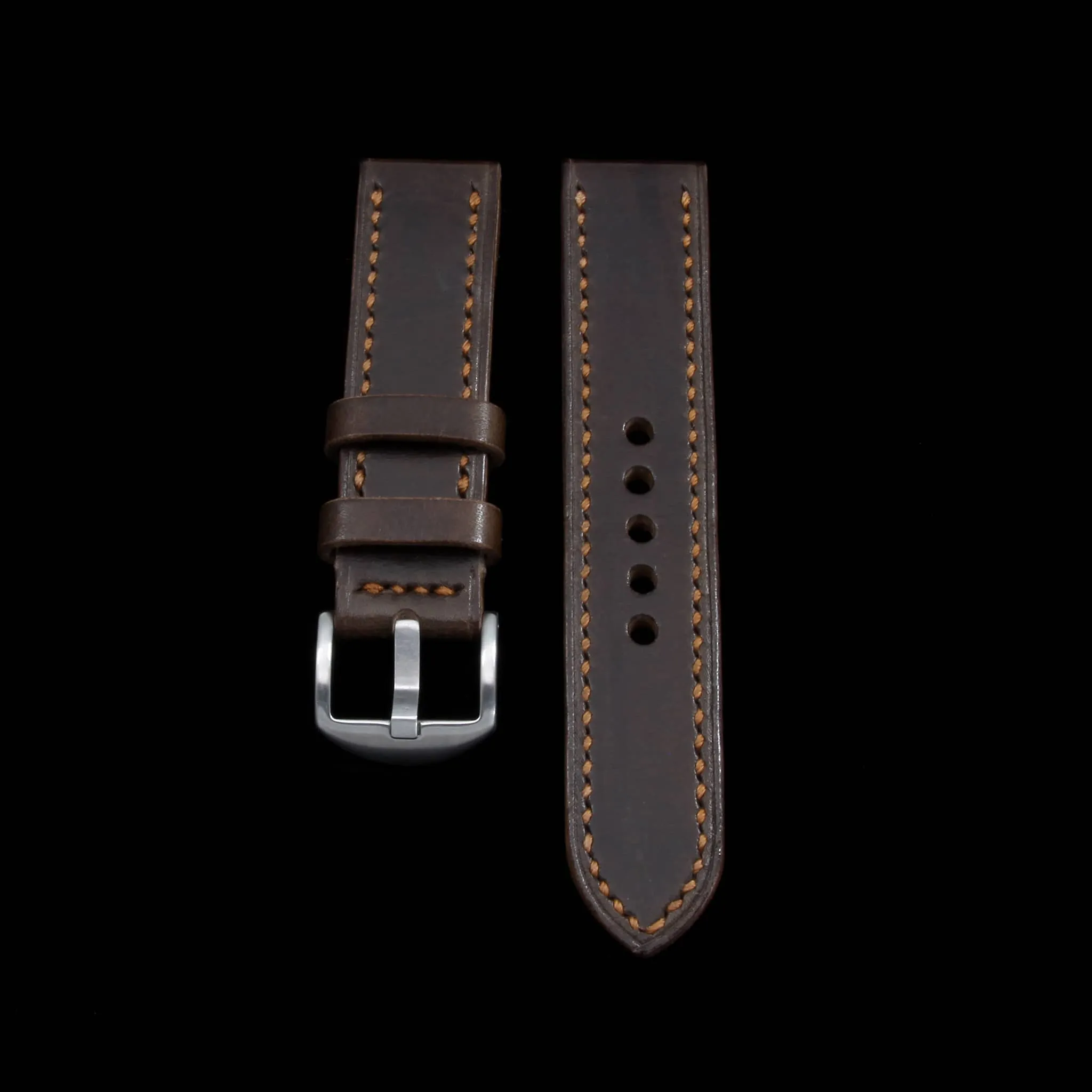 Leather Watch Strap, Sequoia 106 | Full Stitch